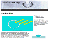 Desktop Screenshot of antibubble.org